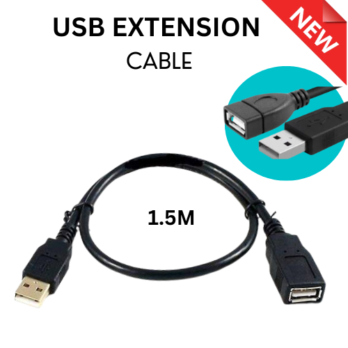 USB EXTENSION CABLE 1.5M Shopee Malaysia