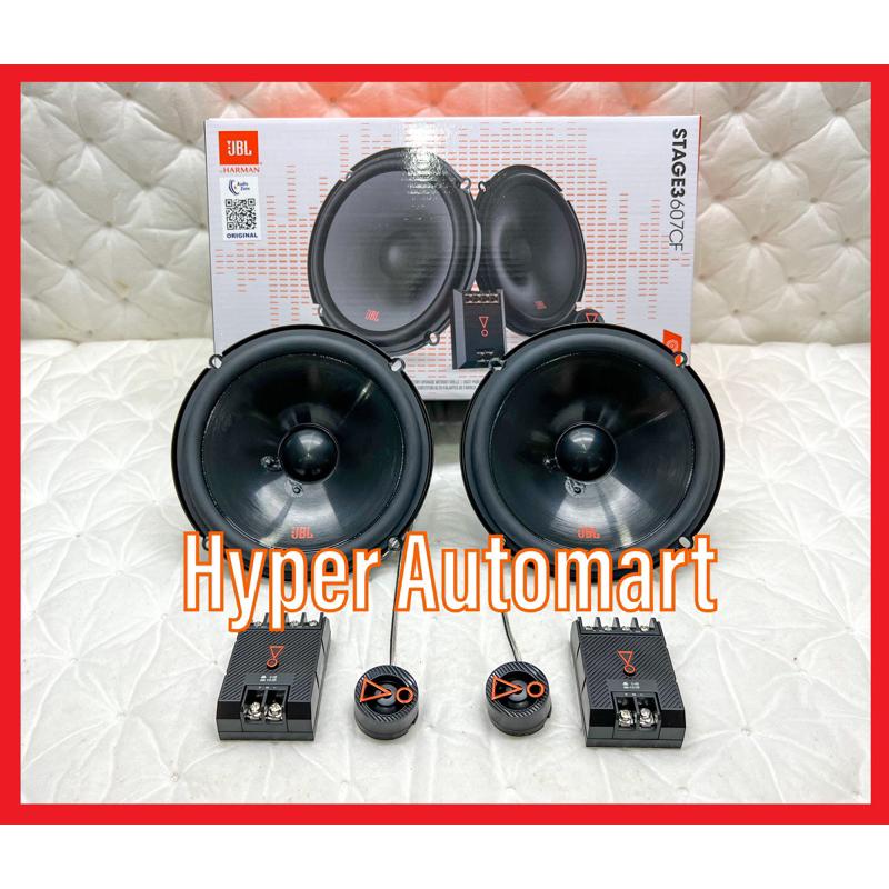 JBL Original Car Stage 3 6.5"Inch 2Way Component Speaker (607CF