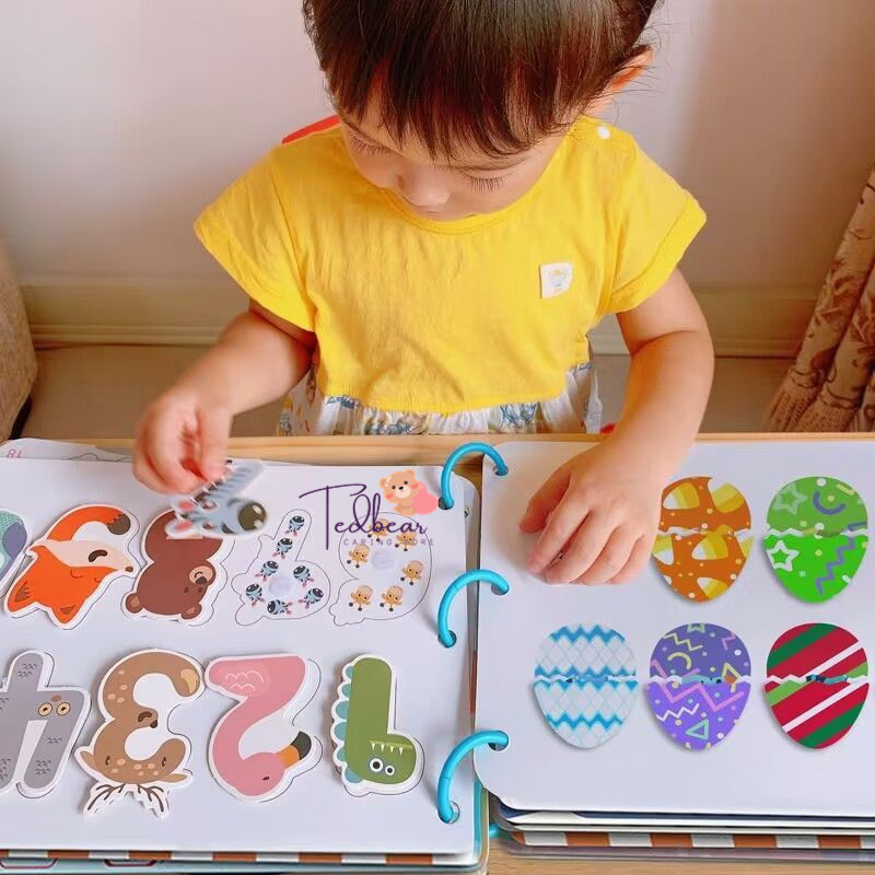 Montessori Quiet Book for Toddlers Montessori Busy Book for Kids to