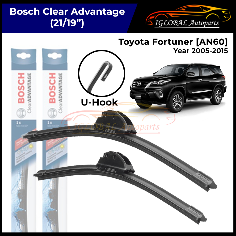 Toyota Fortuner [AN60] Year 20052015 Windshield Wiper Bosch Clear