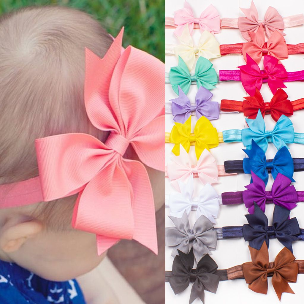 BBKid 🦄️ Baby Headband Ribbon 21 Colours 0-3T | Shopee Malaysia