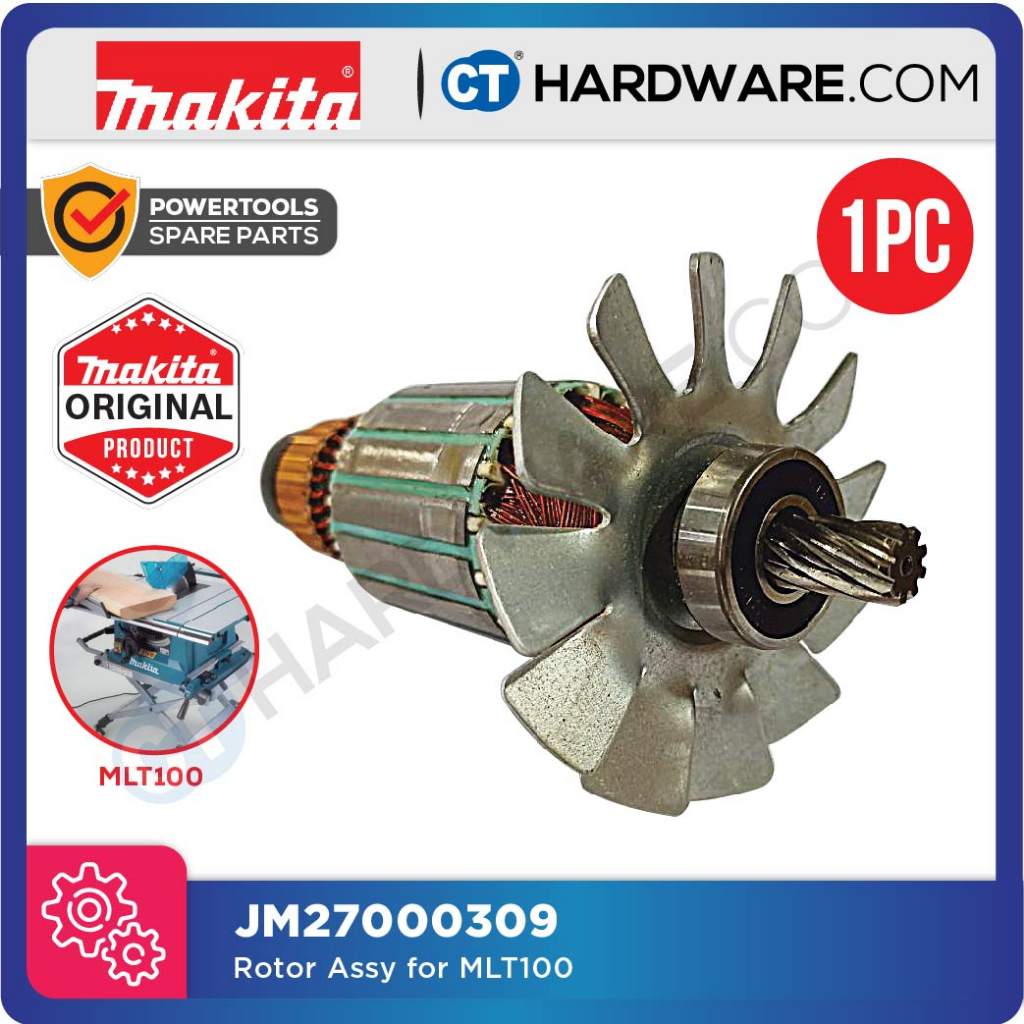 MAKITA JM27000309 ORIGINAL ROTOR ASSY 240V SPARE PART FOR MLT100 TABLE ...