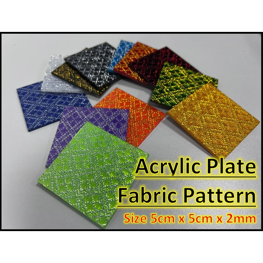 2mm Acrylic Fabric Pattern (Turbo) for Carrom Striker Making | Shopee ...