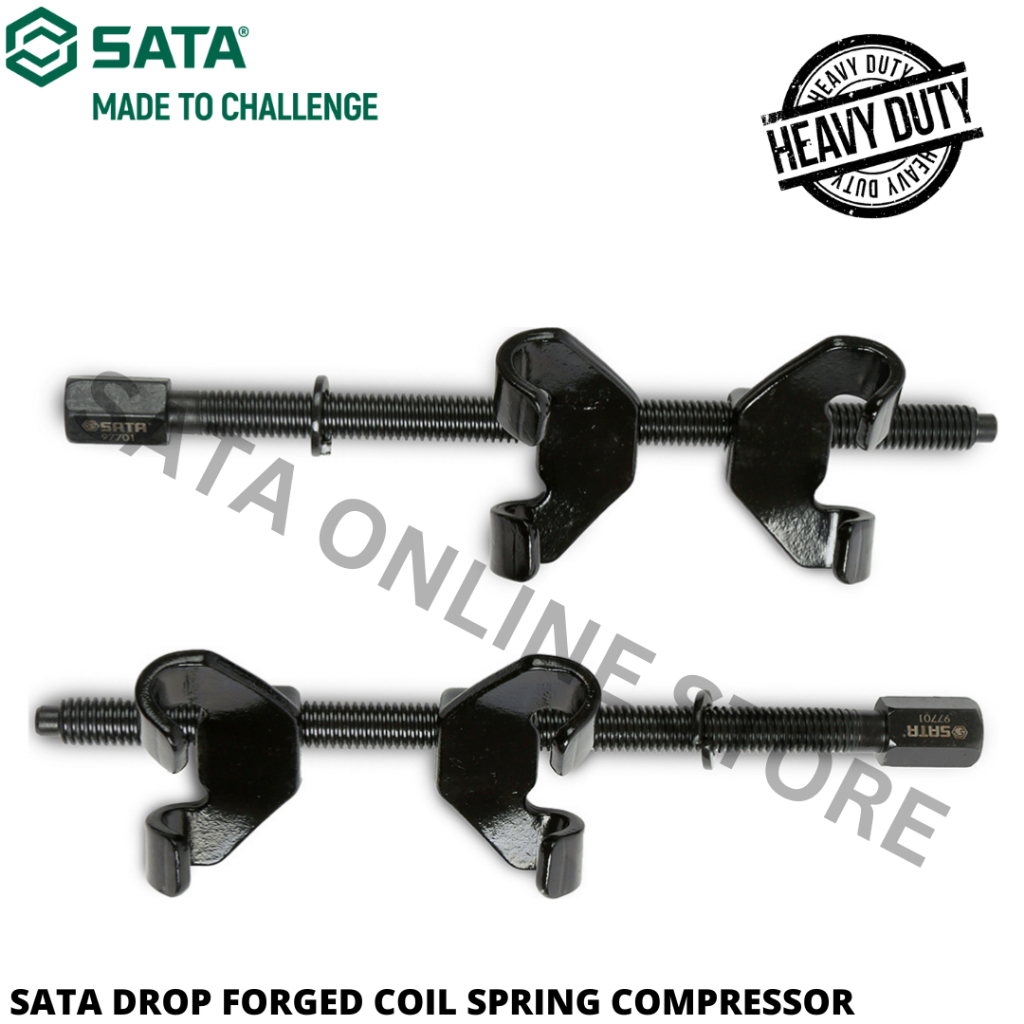 thumbnail image 2 of Supercrazy Coil Spring Compressor Tool - 2PC 370mm Suspension Clamp Set For Strut Repair 2 of 11