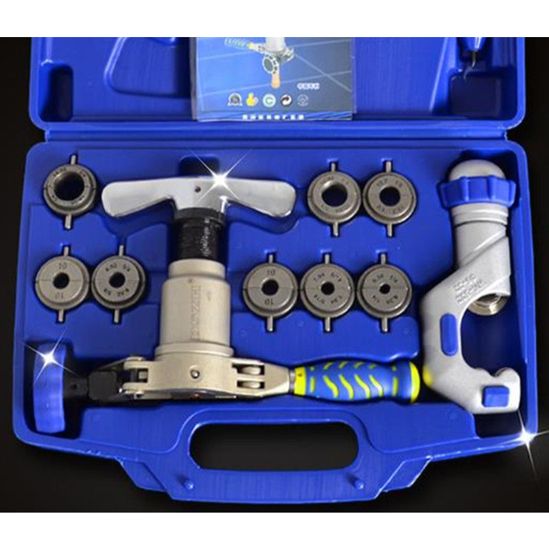 Copper tube flaring cutting tool kit, pipe flaring tool set WK519FTL