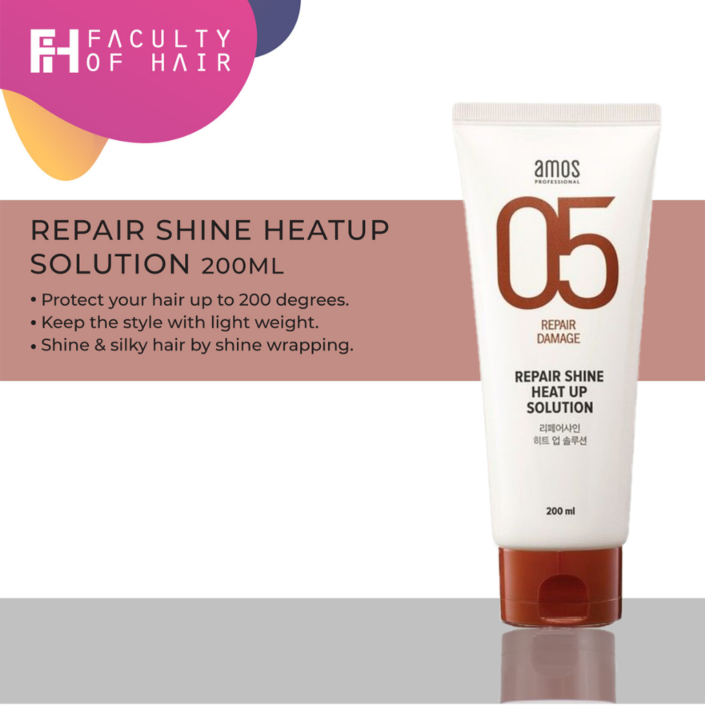Amos Professional Repair Shine Heatup Solution (200ml) | Shopee Malaysia