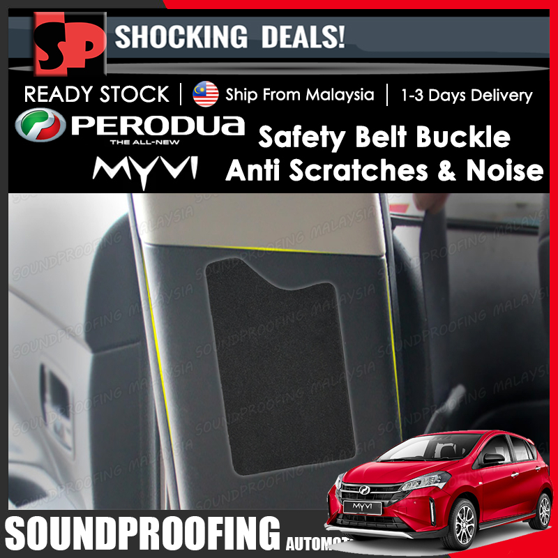 Perodua Myvi 20222023 Safety Belt Buckle Anti Scratches Anti Noise Pad