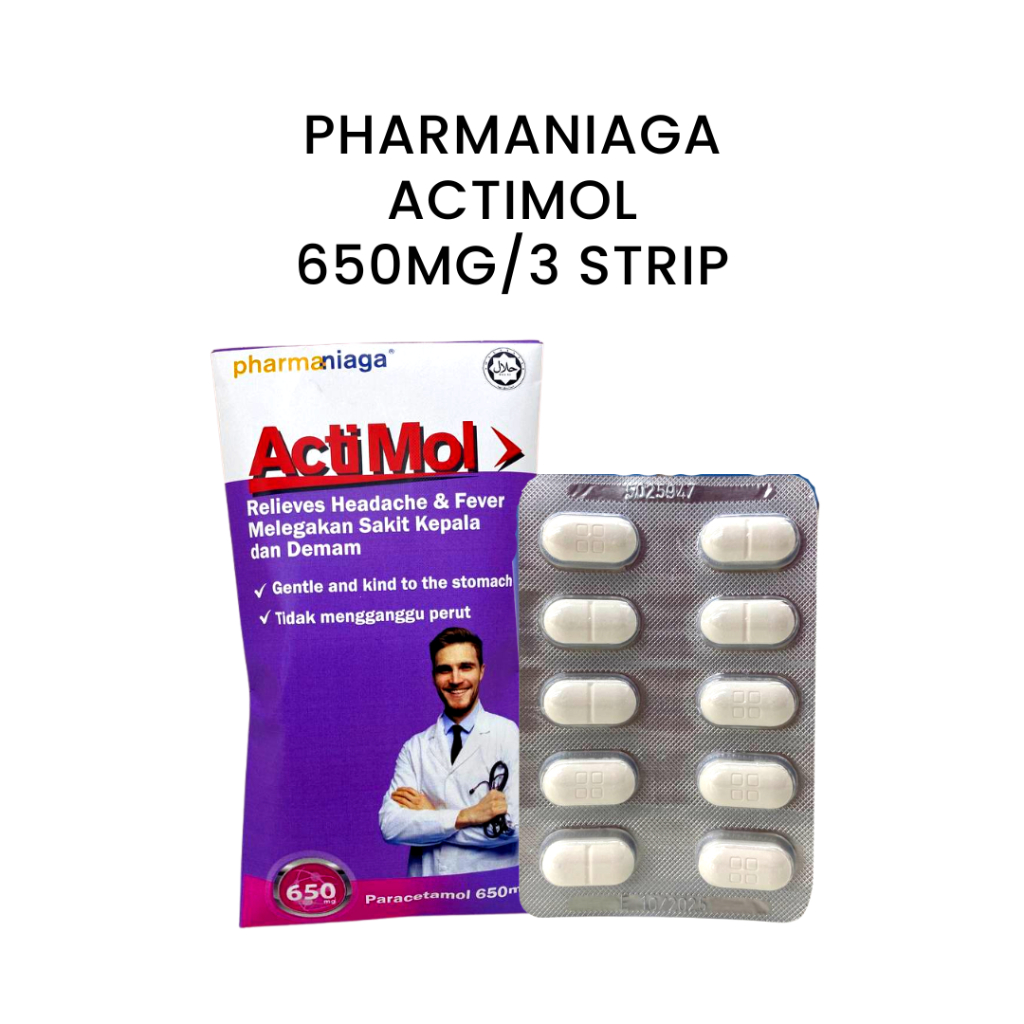 PHARMANIAGA ACTIMOL 650MG | Shopee Malaysia