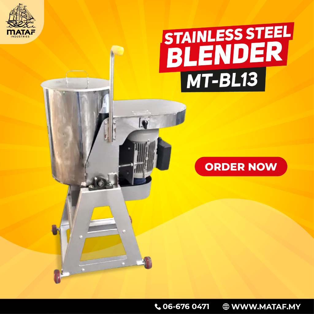 MATAF Commercial Stainless Steel Blender 37L (MTBL13) Shopee Malaysia