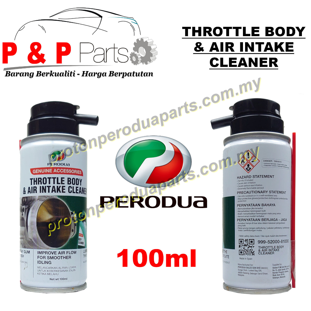 ORIGINAL PERODUA THROTTLE BODY & AIR INTAKE CLEANER (100ml) Shopee