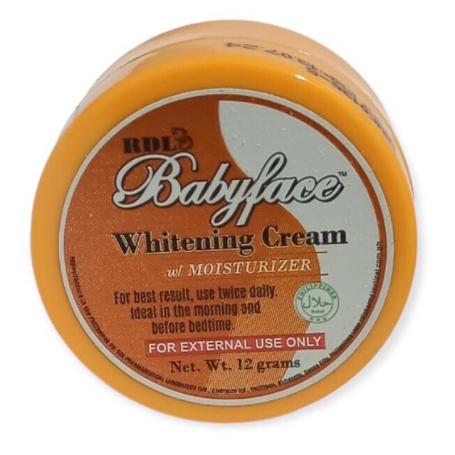 Baby face best sale whitening cream