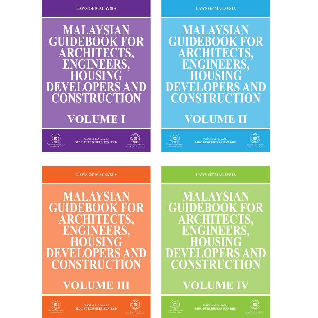 COMPLETE TITLES OF THE MALAYSIAN GUIDEBOOK FOR ARCHITECTS, ENGINEERS