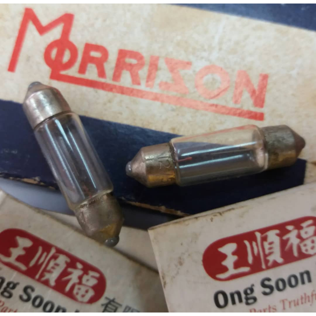 Cyclingcolors Lampadina Siluro 6V 5W SV7 8x36 Moto Ciclomotore Lampada Faro Cruscotto Fanale Posteriore