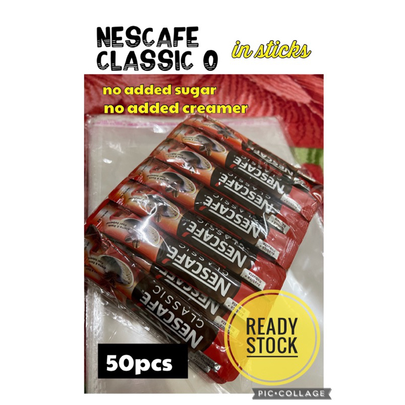 NESCAFE CLASSIC KOSONG ‼️50 SACHETS FOR HOMESTAY/OFFICE🚗CONVENIENCE