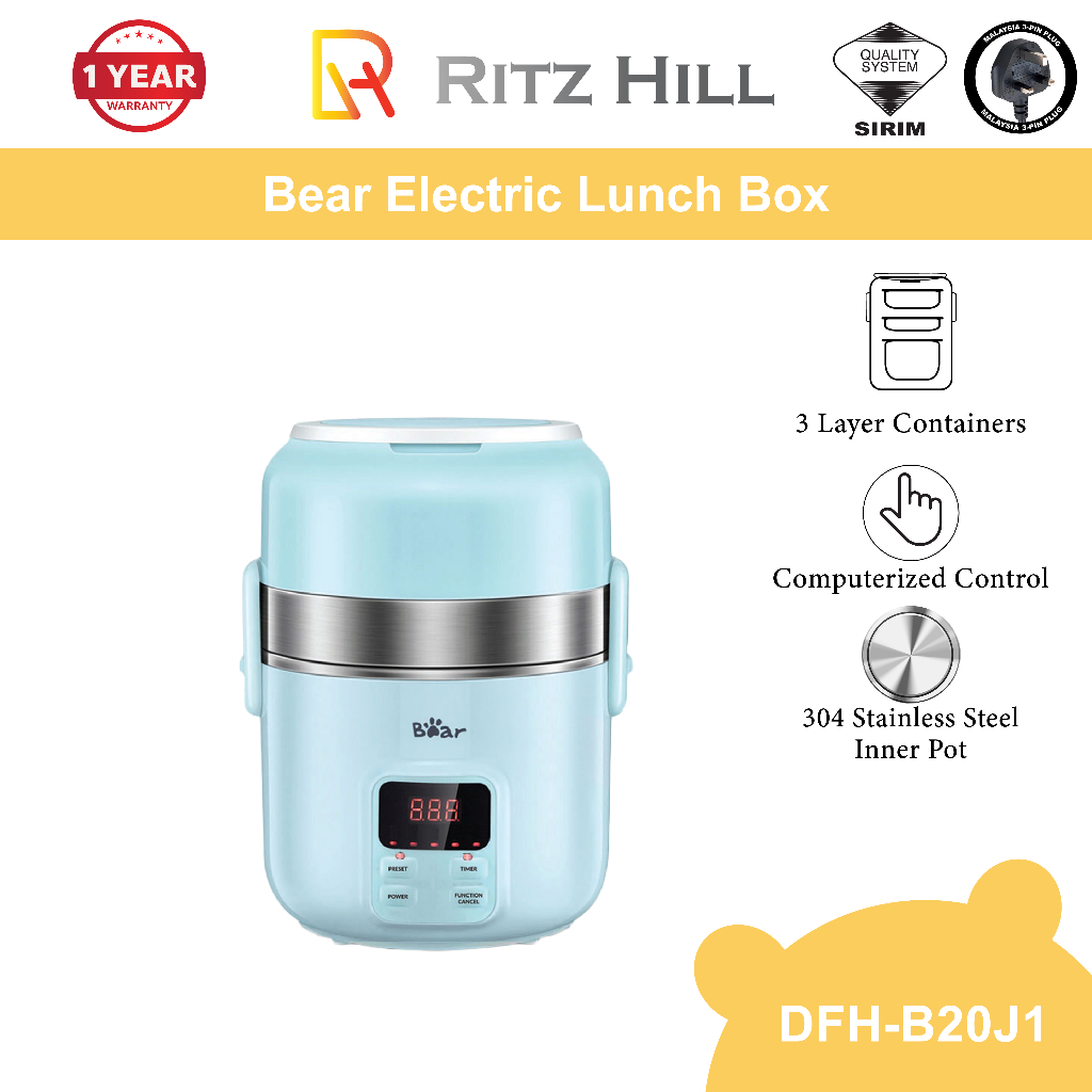 Bear Electric Rice Cooker DFHB20J1 2L Electric Lunch Box Rice Cooker