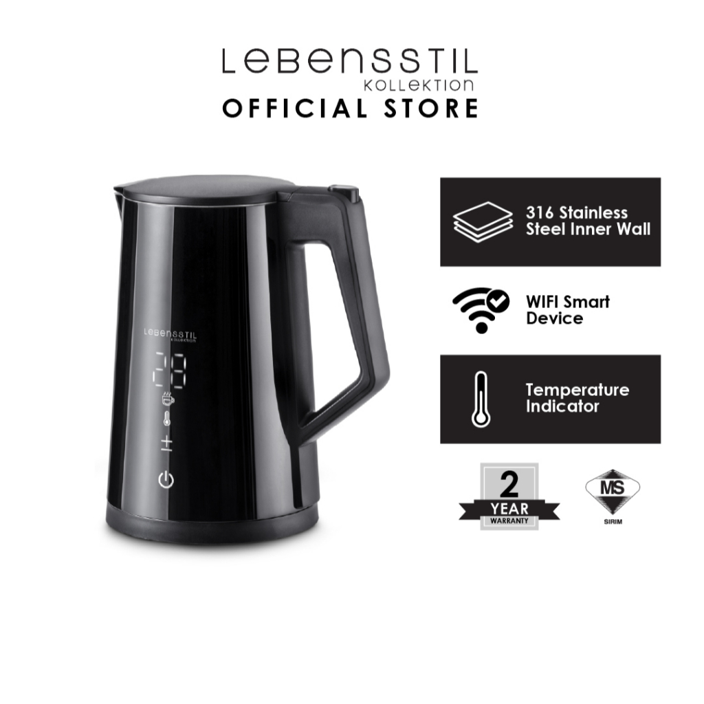 Lebensstil Kollektion WIFI Smart Jug Kettle 1.7L | LKAB-1701WX | Shopee ...