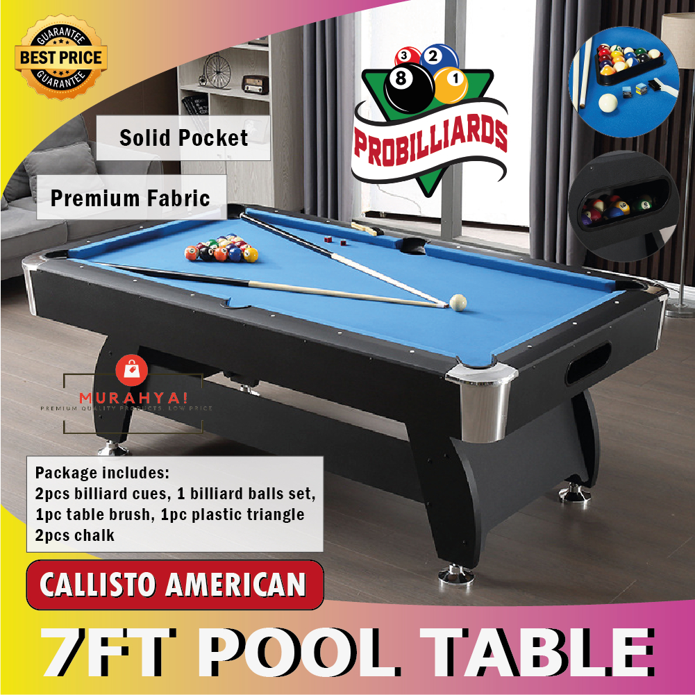 Pool Table 7ft Meja Pool American billiard table Snooker set meja pool