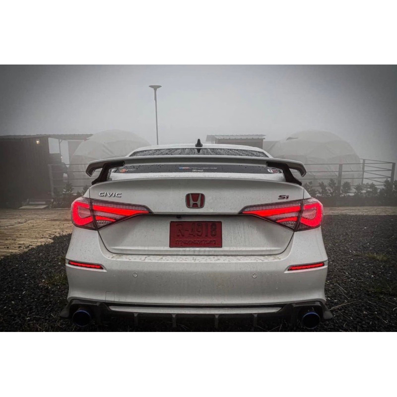 Honda civic fe 2022 2023 2024 RS SI MG V1 rear boot trunk ducktail lip ...