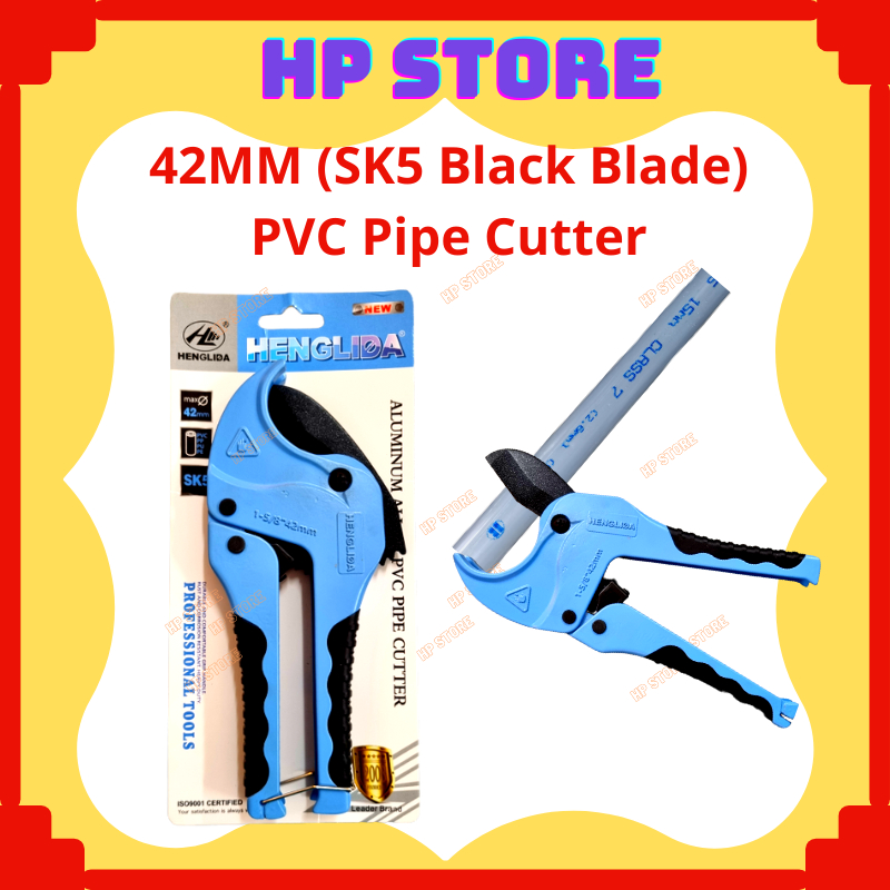 Henglida Mm Sk Black Blade Pvc Pipe Cutter Poly Pipe Cutter Pemotong Paip Pvc Upvc Pipe