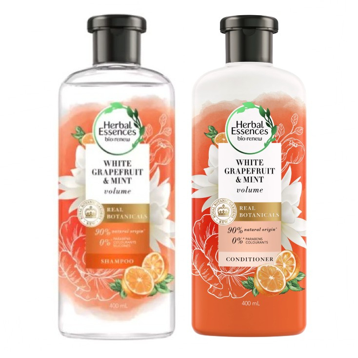 Herbal Essences White Grapefruit & Mosa Mint Shampoo/Conditioner 400ml
