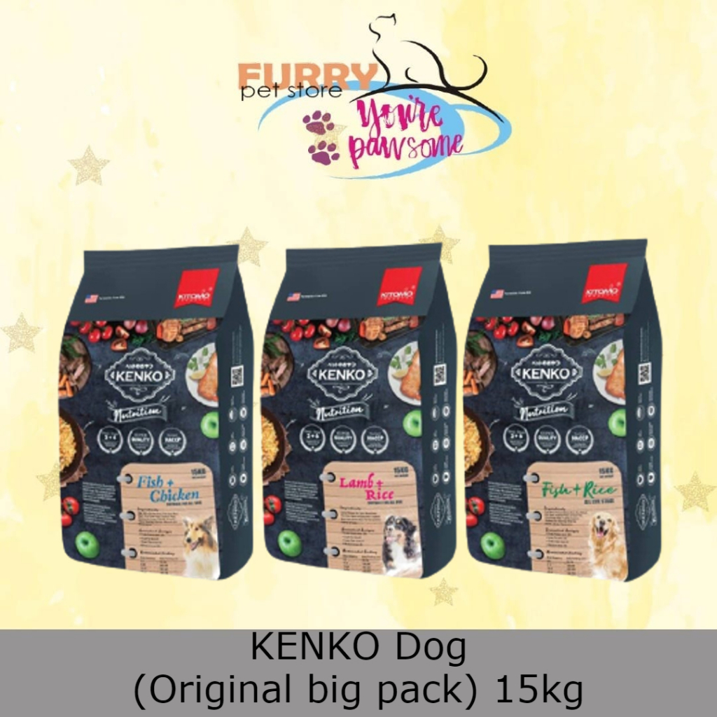 Kenko Nutrition Adult Dog Dry Food ( Fish & Chicken / Lamb & Rice ...