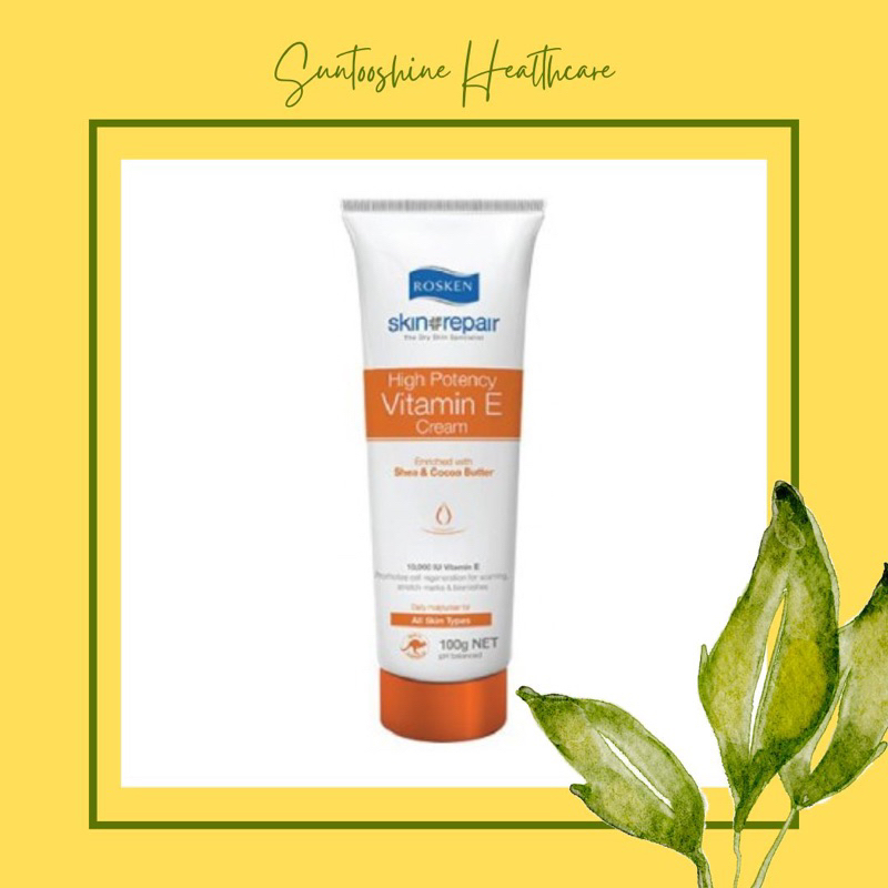 ROSKEN HIGH POTENCY VITAMIN E CREAM 100G ( cell regeneration for