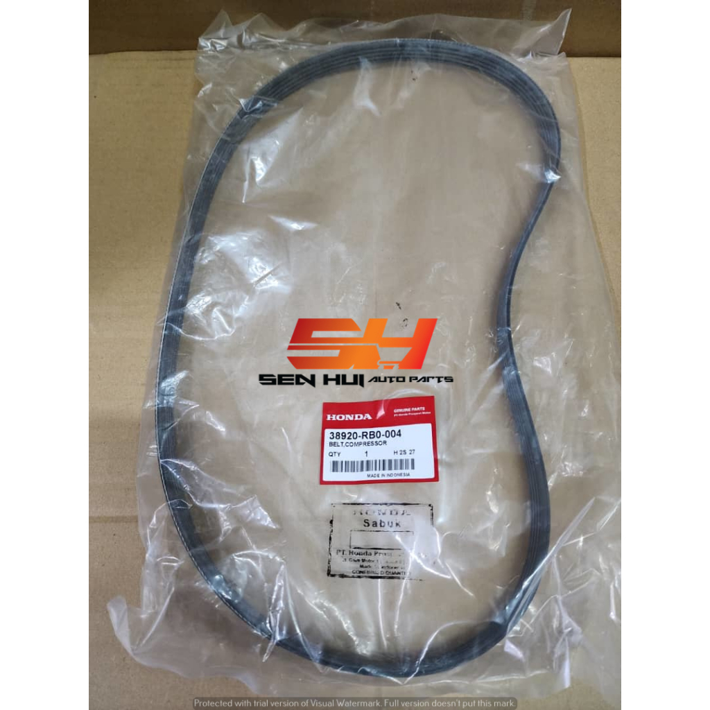 Honda CITY / JAZZ FAN BELT air conditioner mitsuboshi 38920RB0004