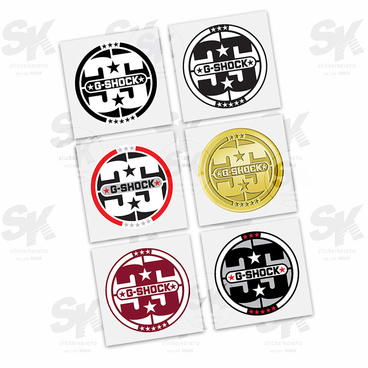 Sticker G-Shock 35th Years Anniversary | G-shock 35 tahun | Shopee Malaysia