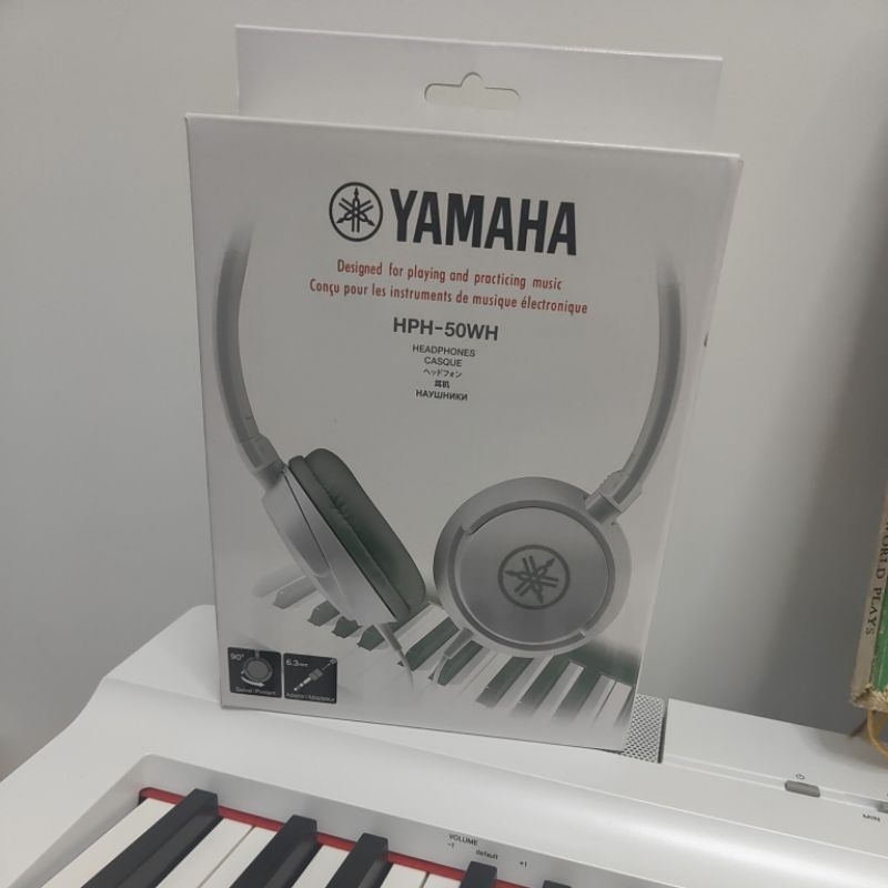 Yamaha HPH-50WH headphone White NEW(design for playing and