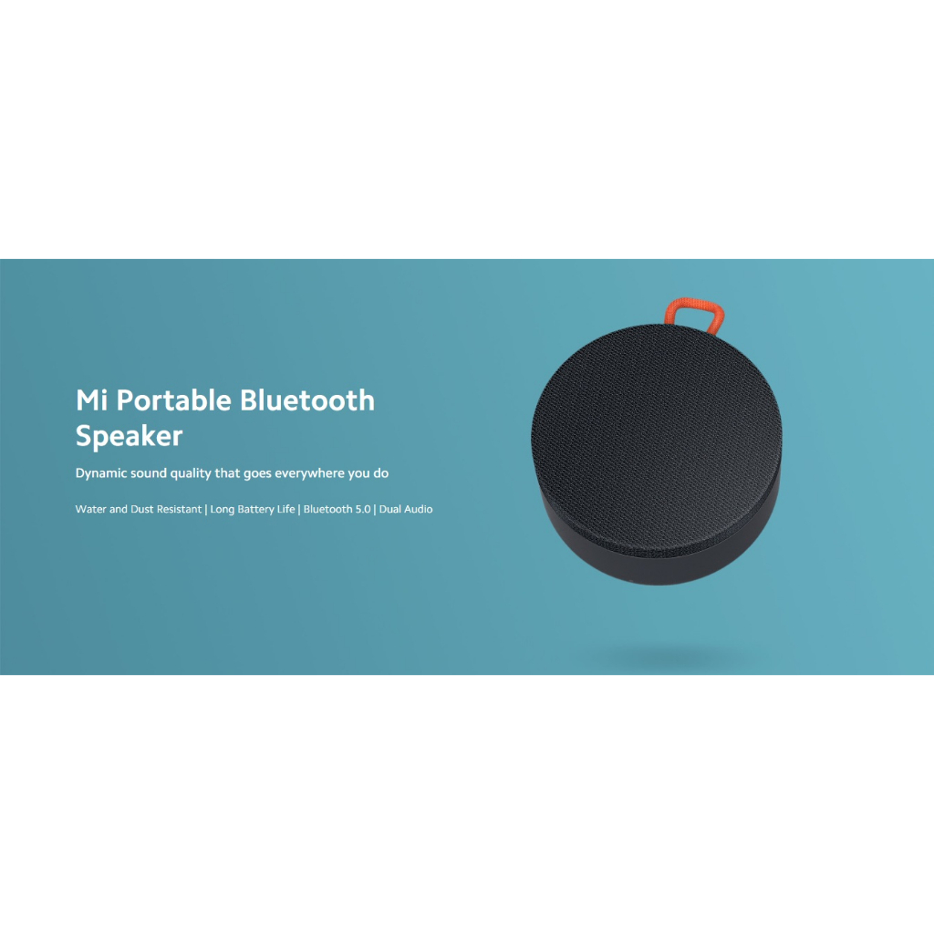 Mi Portable Bluetooth Speaker (GREY) (BHR4802GL) Shopee Malaysia