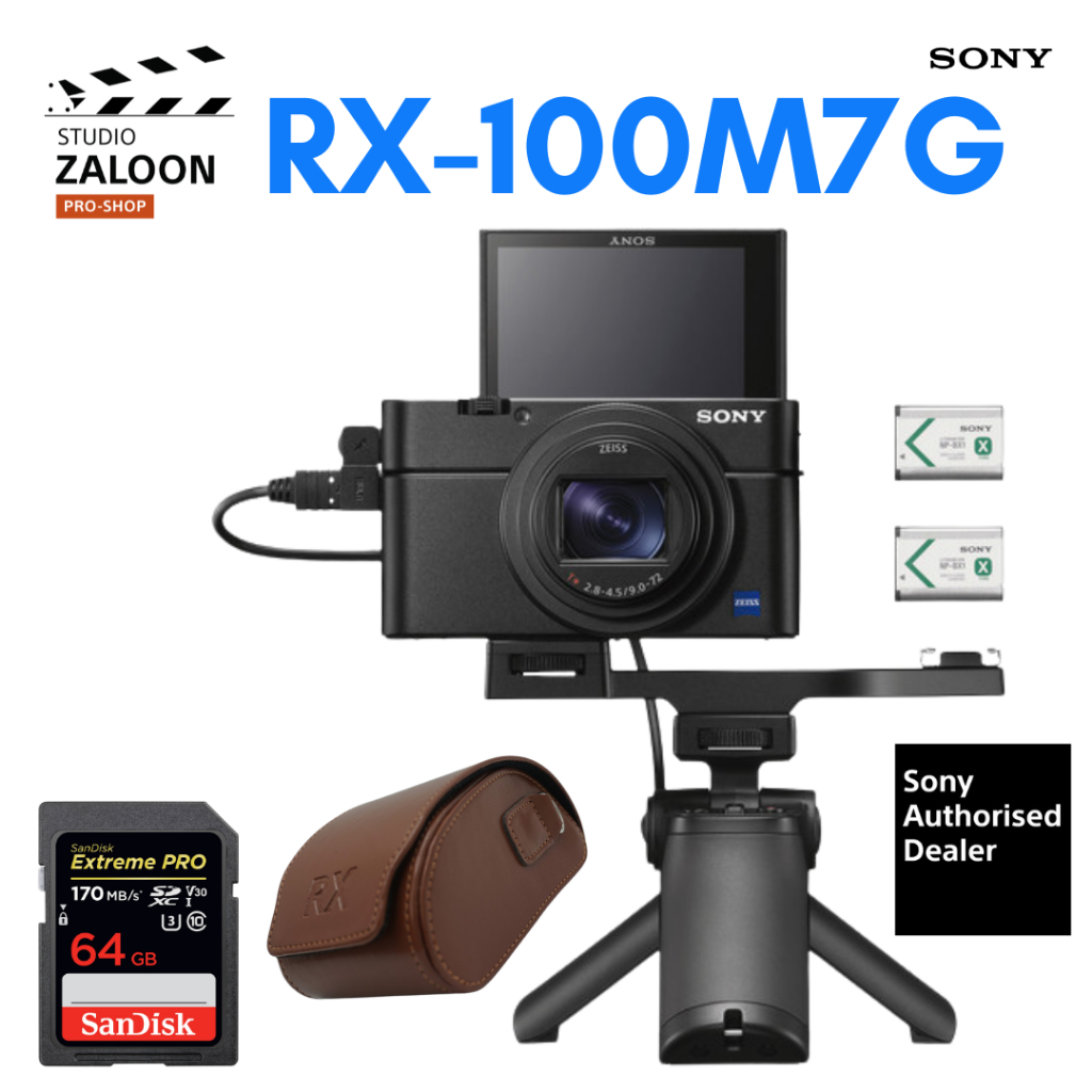 Sony Cybershot DSCRX100 VII G Digital Camera with Shooting Grip Kit