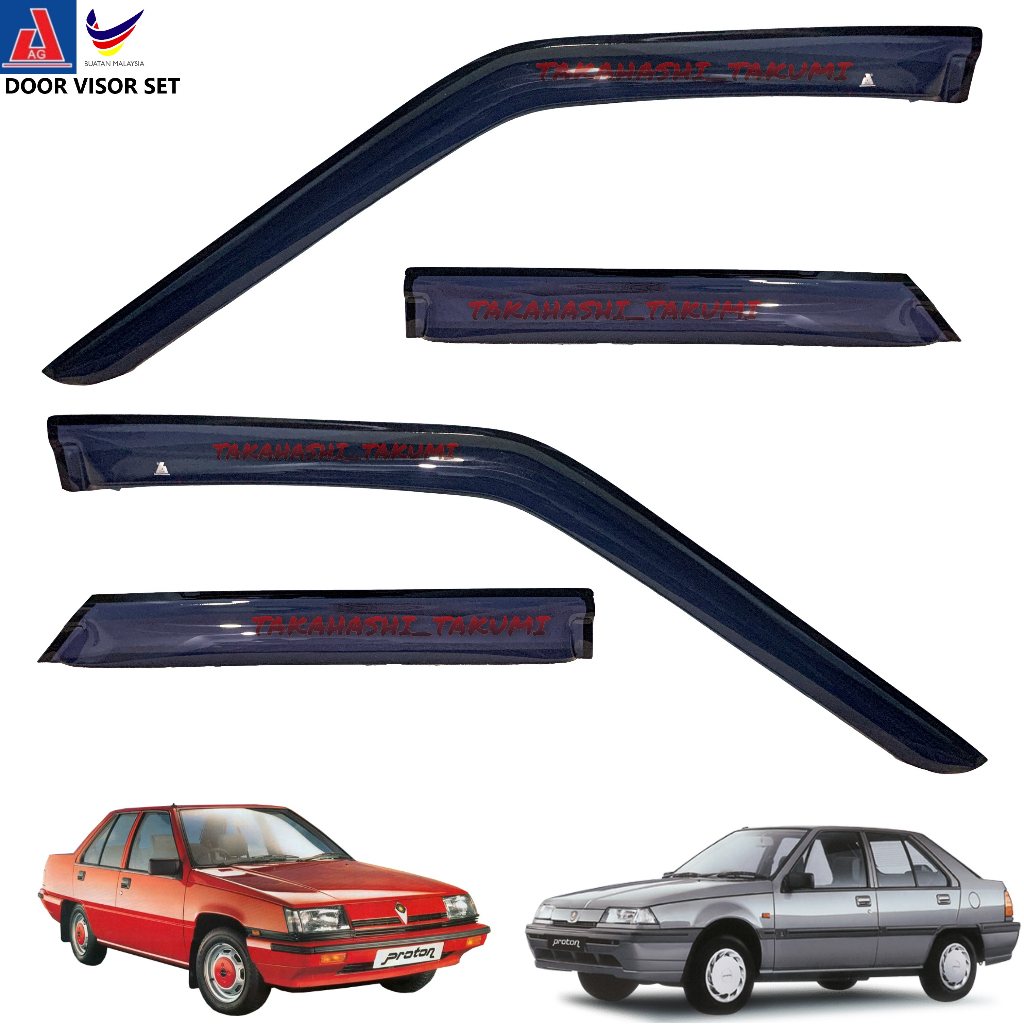 (LOCAL BRANDS) Proton Saga Iswara LMSS LMST Door Visor Pintu Air Press