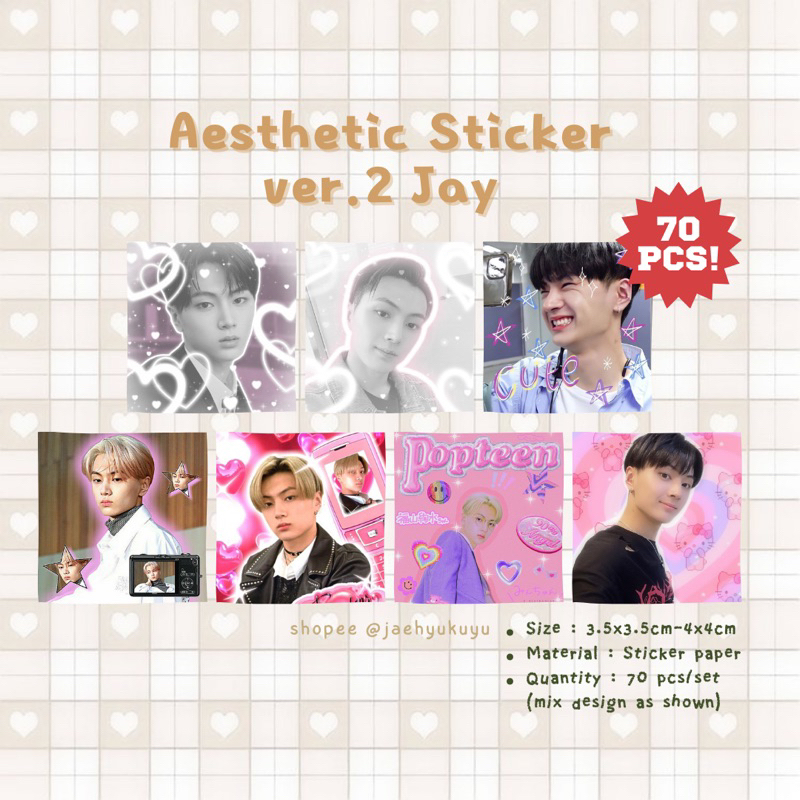 (P4) TXT Enhypen Stray kids Ateez P1Harmony Happy Mail Sticker ...
