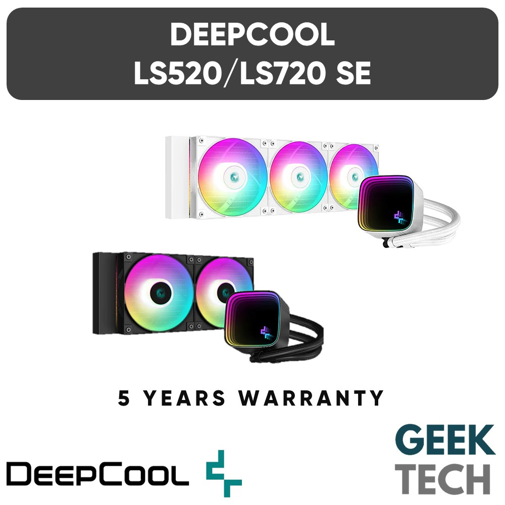 DeepCool LS520 SE 240mm/LS720 SE 360mm ARGB AIO Liquid CPU Cooler ...