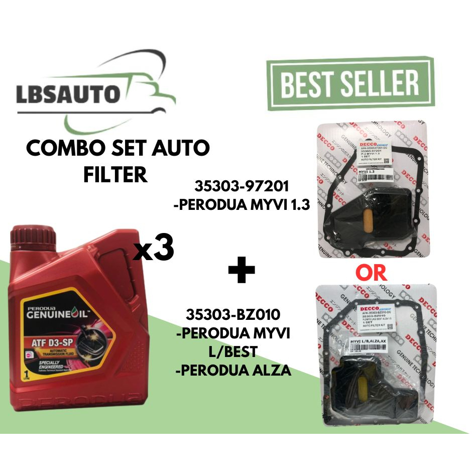 Perodua Auto Transmission Fluid ATF D3SP GearBox Oil (3/4 Botol
