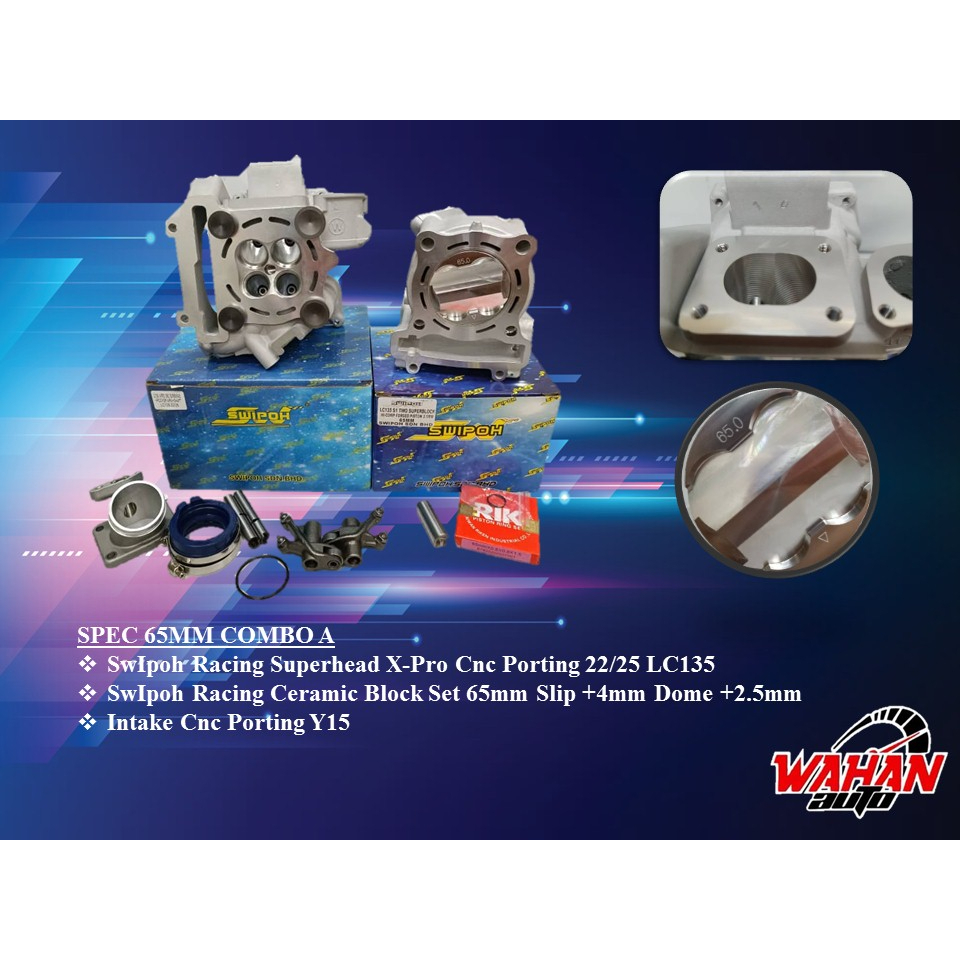 XPRO XPRO CNC Combo Padu Y15 Ysuku Spec 63mm 65mm 66mm 63 65 66 20 23 22 25 Shopee Malaysia