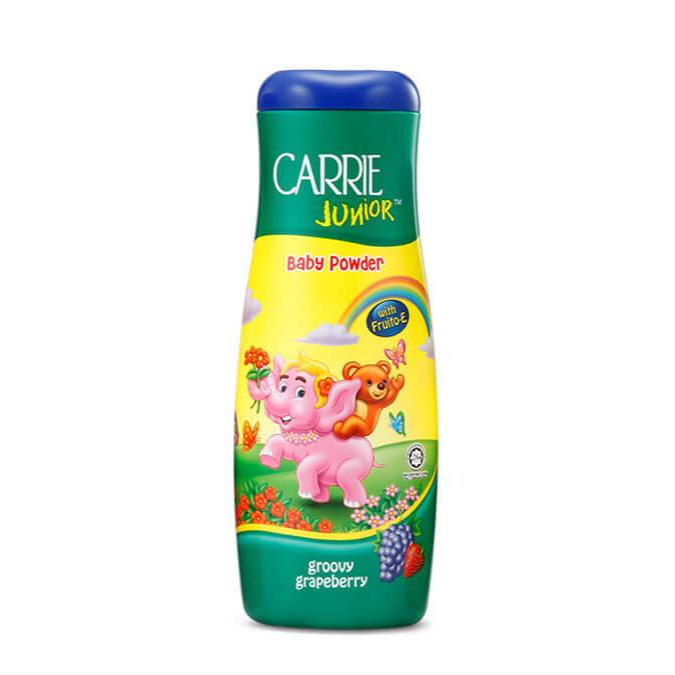 CARRIE JUNIOR BABY POWDER GROOVY GRAPEBERRY 125G/280G | Shopee Malaysia