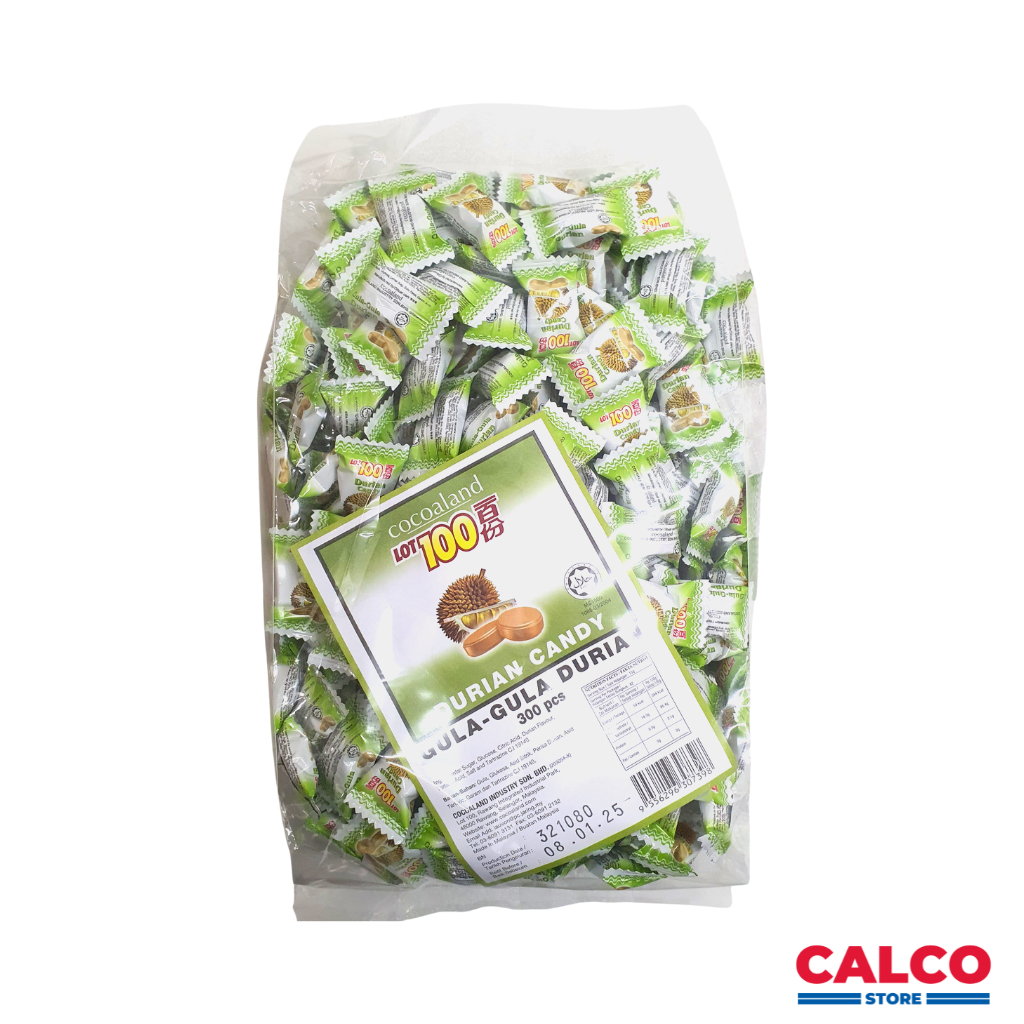 Cocoaland Lot 100 Durian Candy Gula-Gula 300pcs | Shopee Malaysia