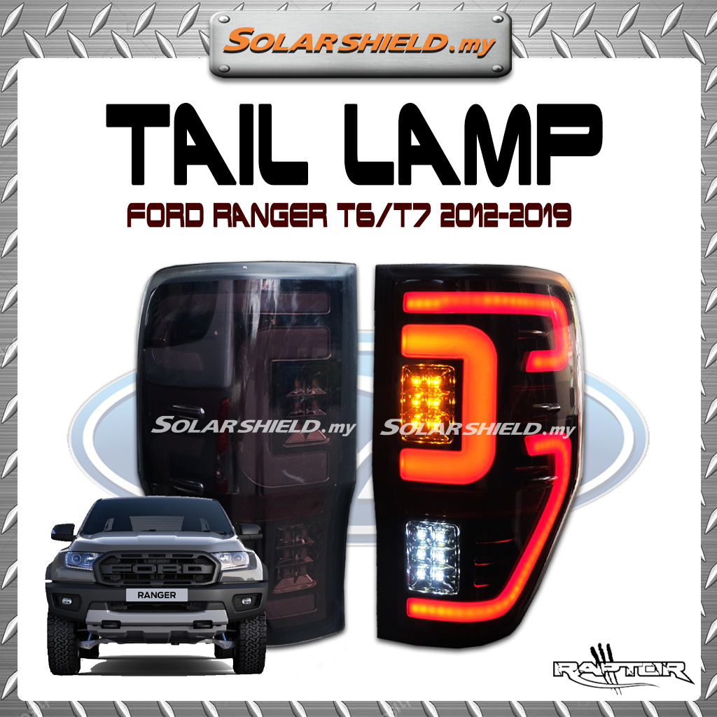 Auto Rear Lamps Assembly For Ford Ranger T6 T7 T8 2012-2020 LED Car Taillights Upgrade Dynamic Signal Tail Lamps Car Accessories