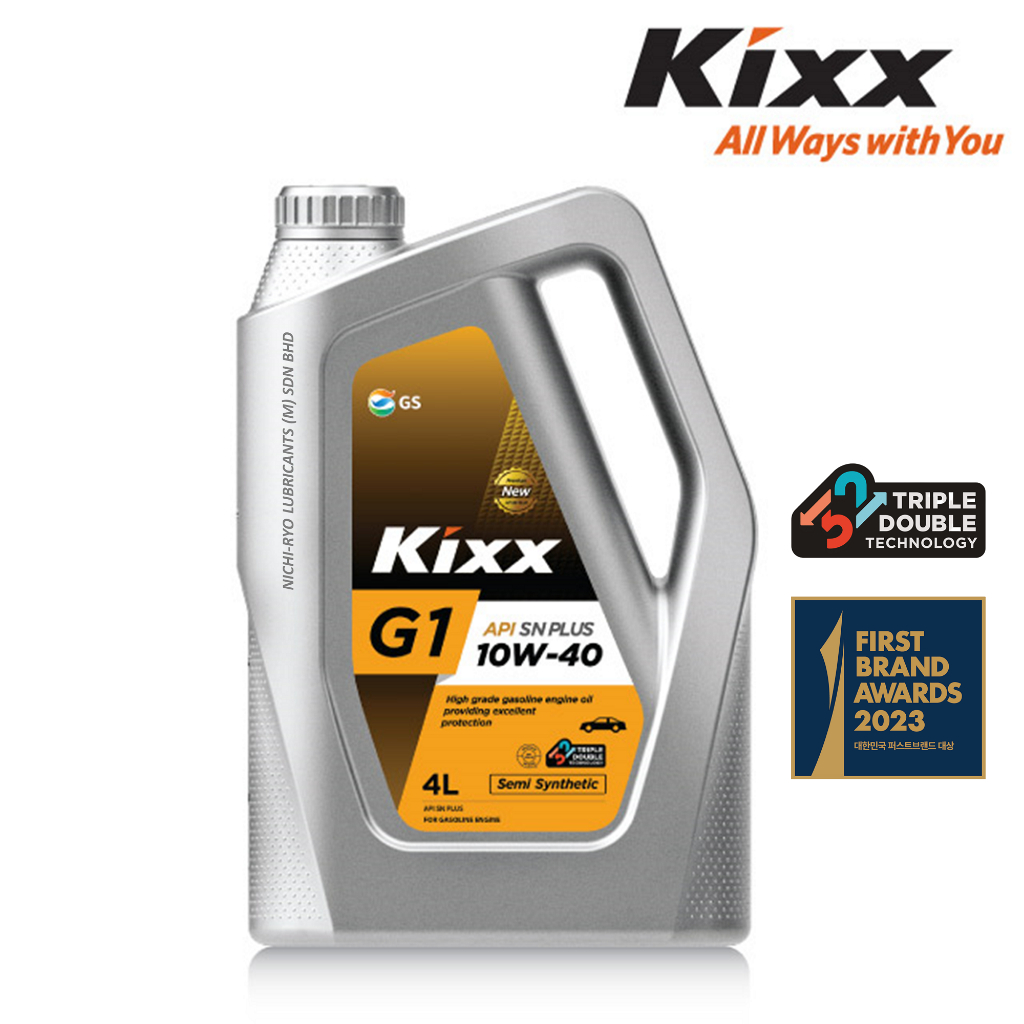 KIXX G1 SN PLUS 10W-40 Semi Synthetic (4L) | Shopee Malaysia