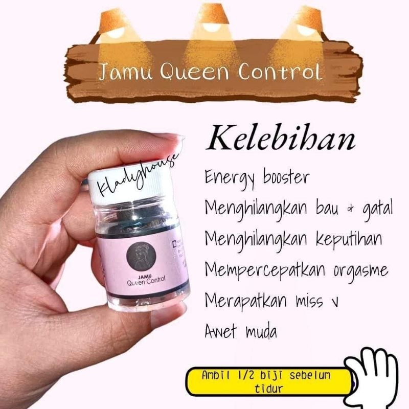 JAMU QUEEN CONTROL ORI HQ[Ready Stock] Shopee Malaysia