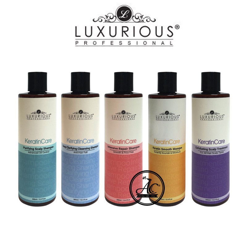 Luxurious Professional Salon Keratin Care Hair Shampoo / Smooth Masque