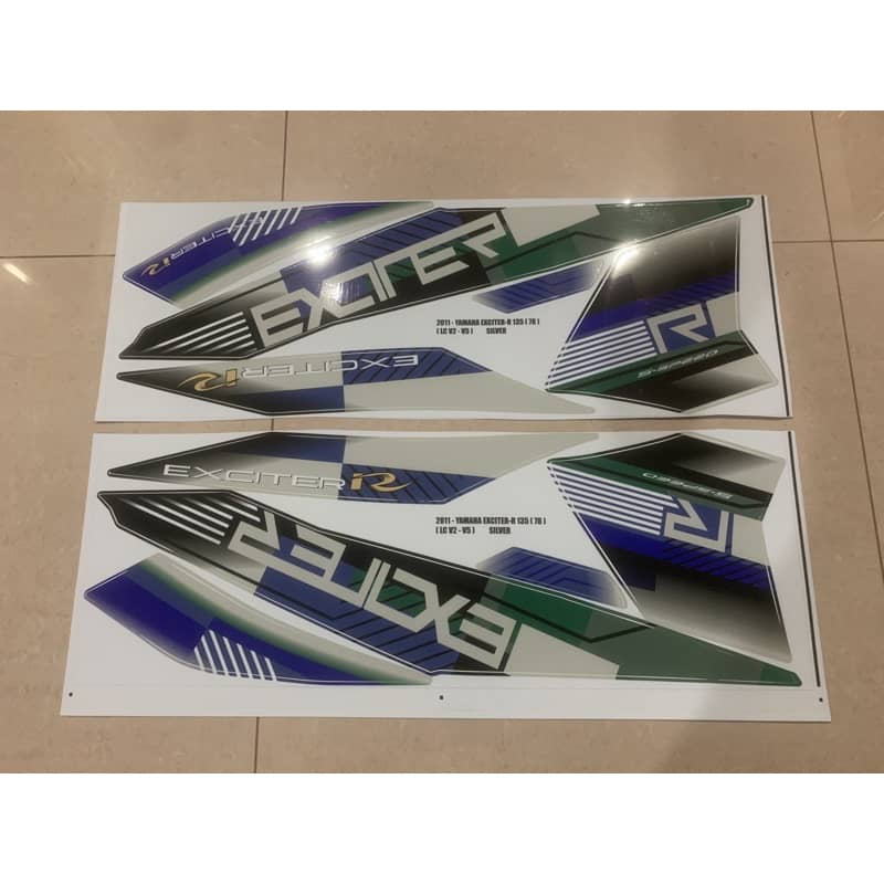 Yamaha LC 135 Sticker Exciter R Vietnam V2 V3 V4 V5 V6 V7 LC Stripe