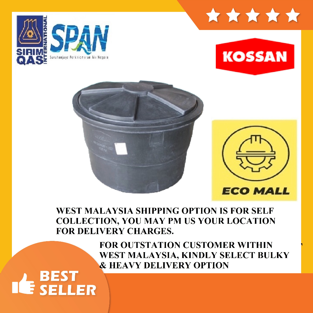 Please Read Description Before Order KOSSAN N500RA 600 GAL PE POLY