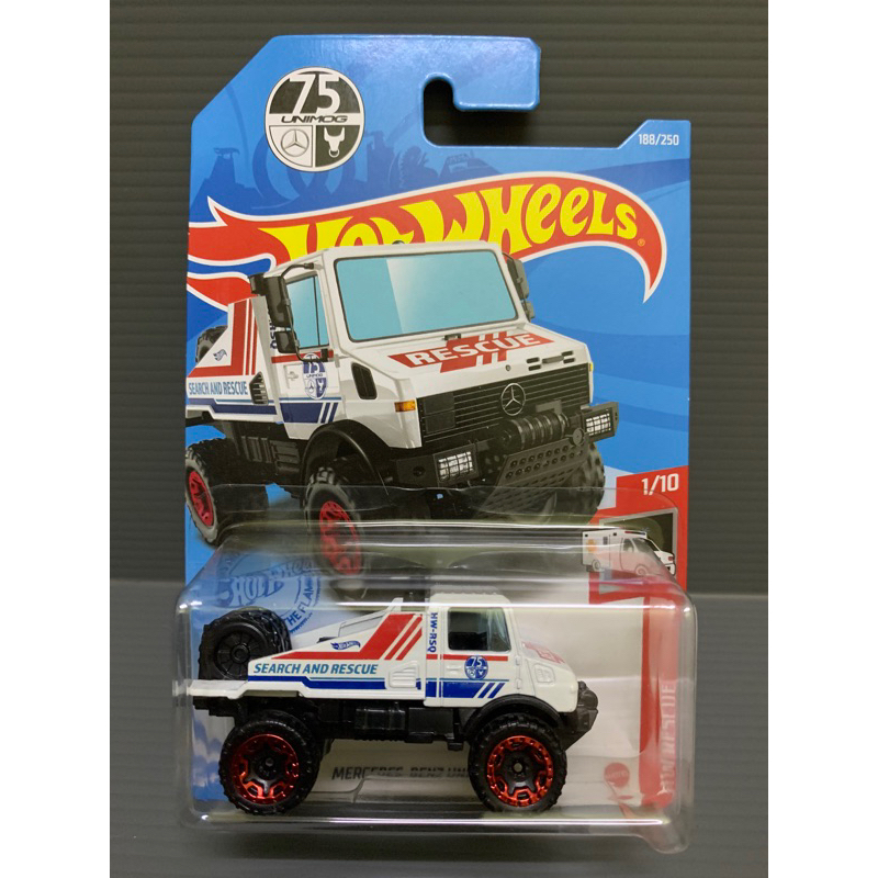 HOT WHEELS MERCEDES BENZ UNIMOG 1300 RESCUE | Shopee Malaysia