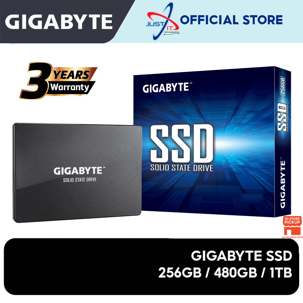 Gigabyte SSD 2.5" SATA ( 256GB / 480GB /1TB ) Shopee Malaysia