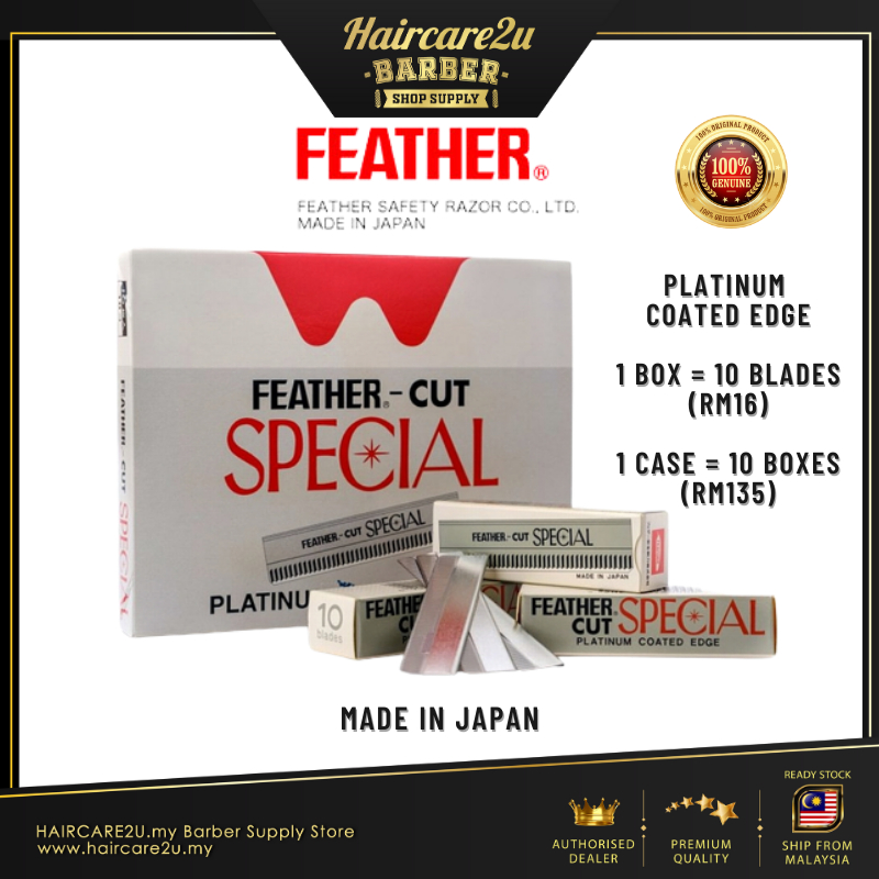 [100% Original] Japan Special Feather Cut Shaving Edge Blade (1 small ...