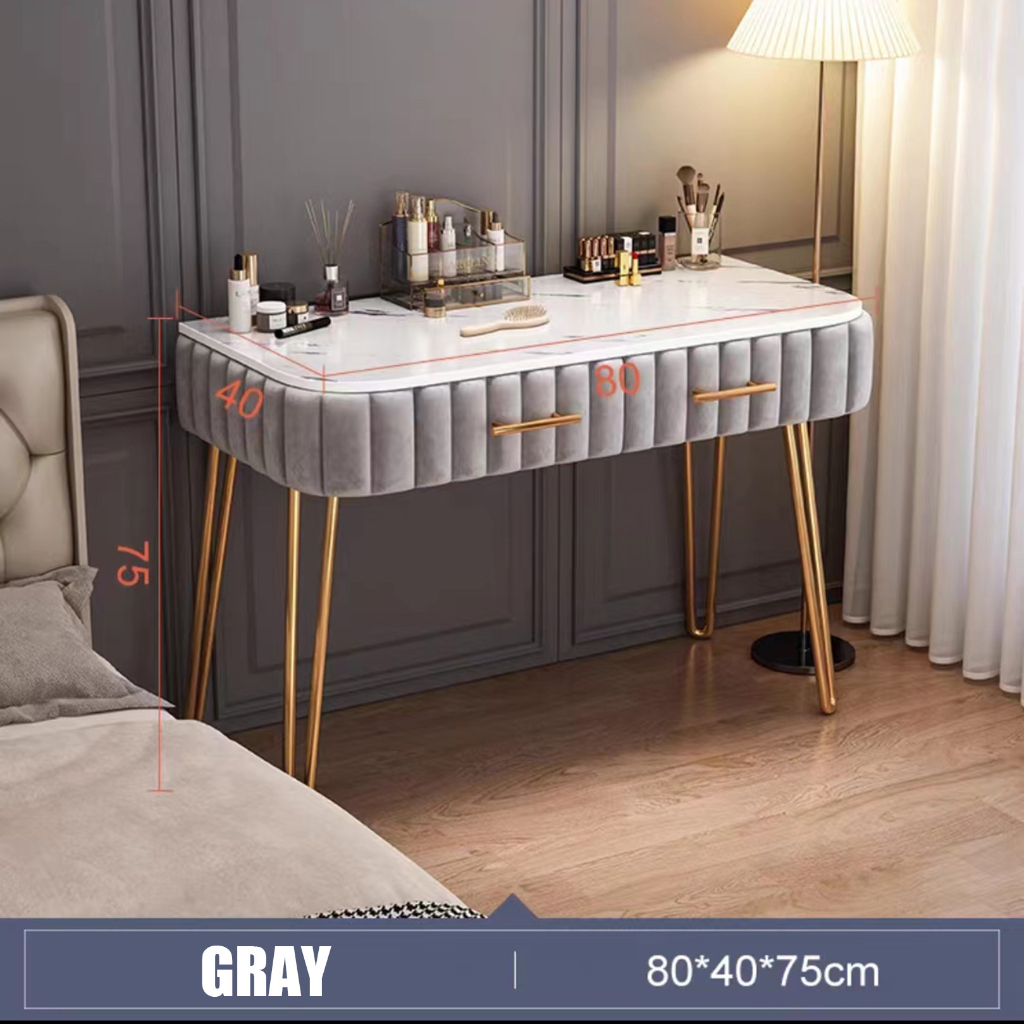 MENGJIU Dressing Table Nordic Style Makeup Table Modern Simple