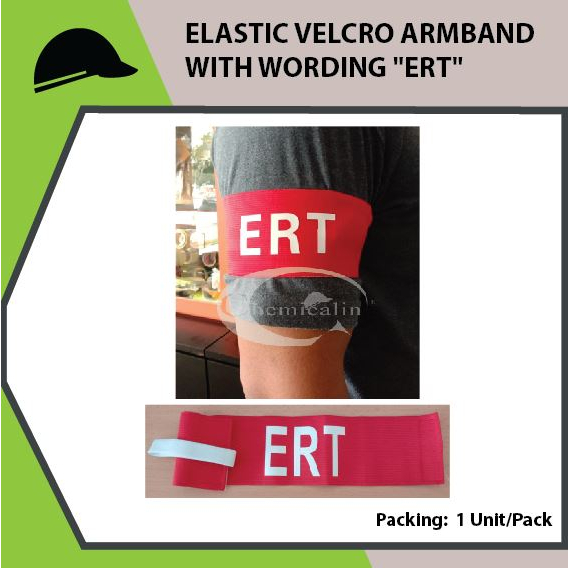 ELASTIC VELCRO ARMBAND WITH WORDING ''ERT'' Shopee Malaysia