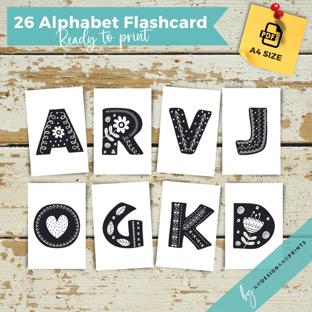 [PDF Soft Copy] High Contrast Flashcards | Kad Imbas abc | ABC ...
